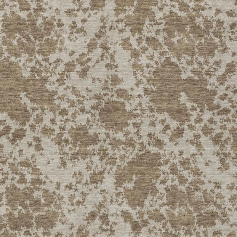 8' X 10' Beige And Brown Abstract Washable Indoor Outdoor Area Rug Homeroots Outdoor