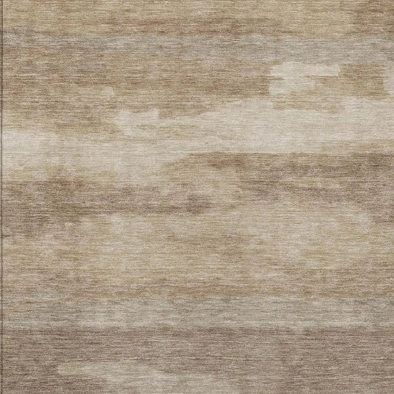 8' X 10' Beige And Brown Abstract Washable Indoor Outdoor Area Rug Homeroots Outdoor