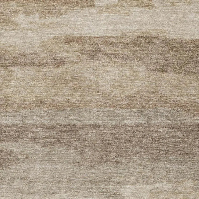 8' X 10' Beige And Brown Abstract Washable Indoor Outdoor Area Rug Homeroots Outdoor