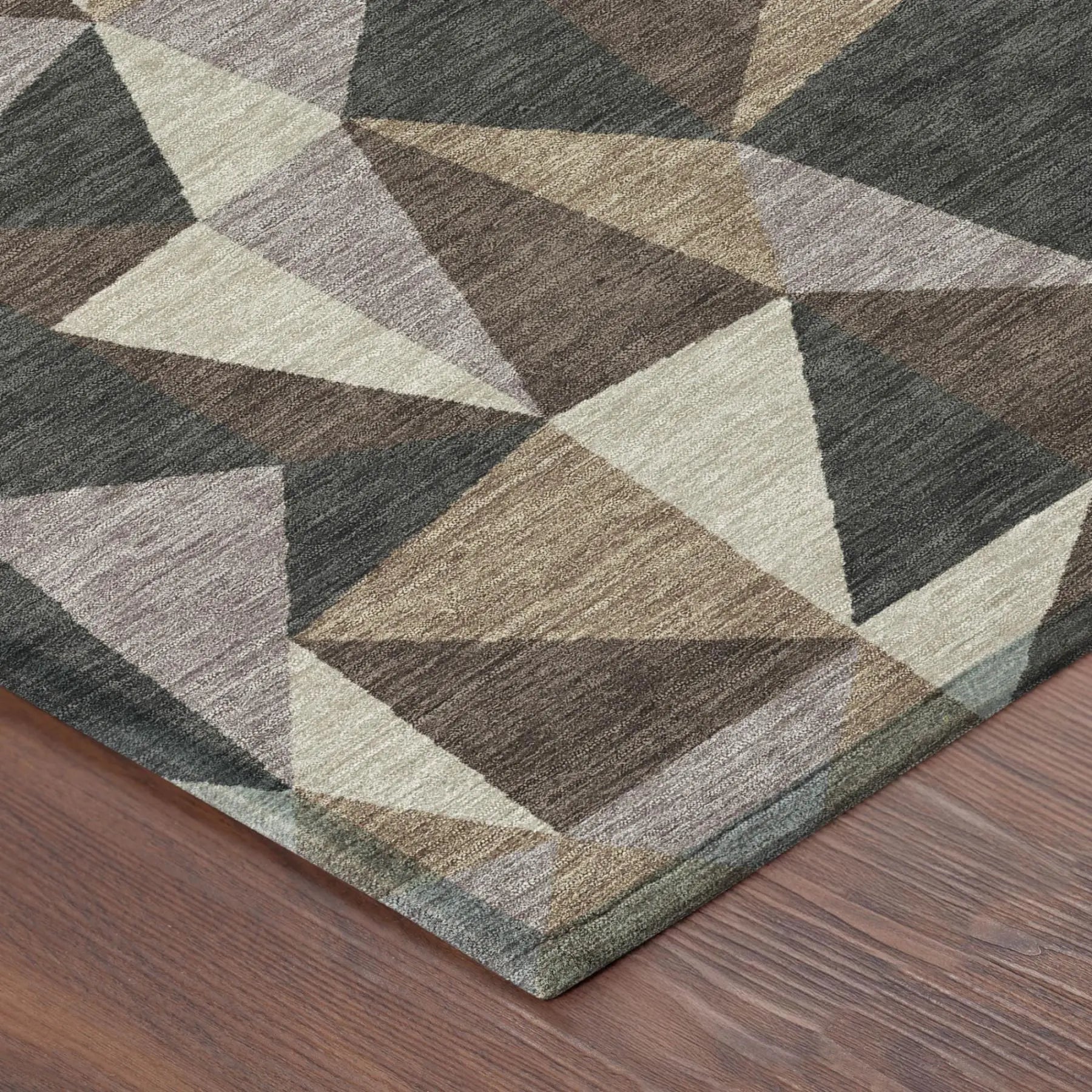 8' X 10' Beige And Brown Geometric Washable Indoor Outdoor Area Rug Homeroots Outdoor