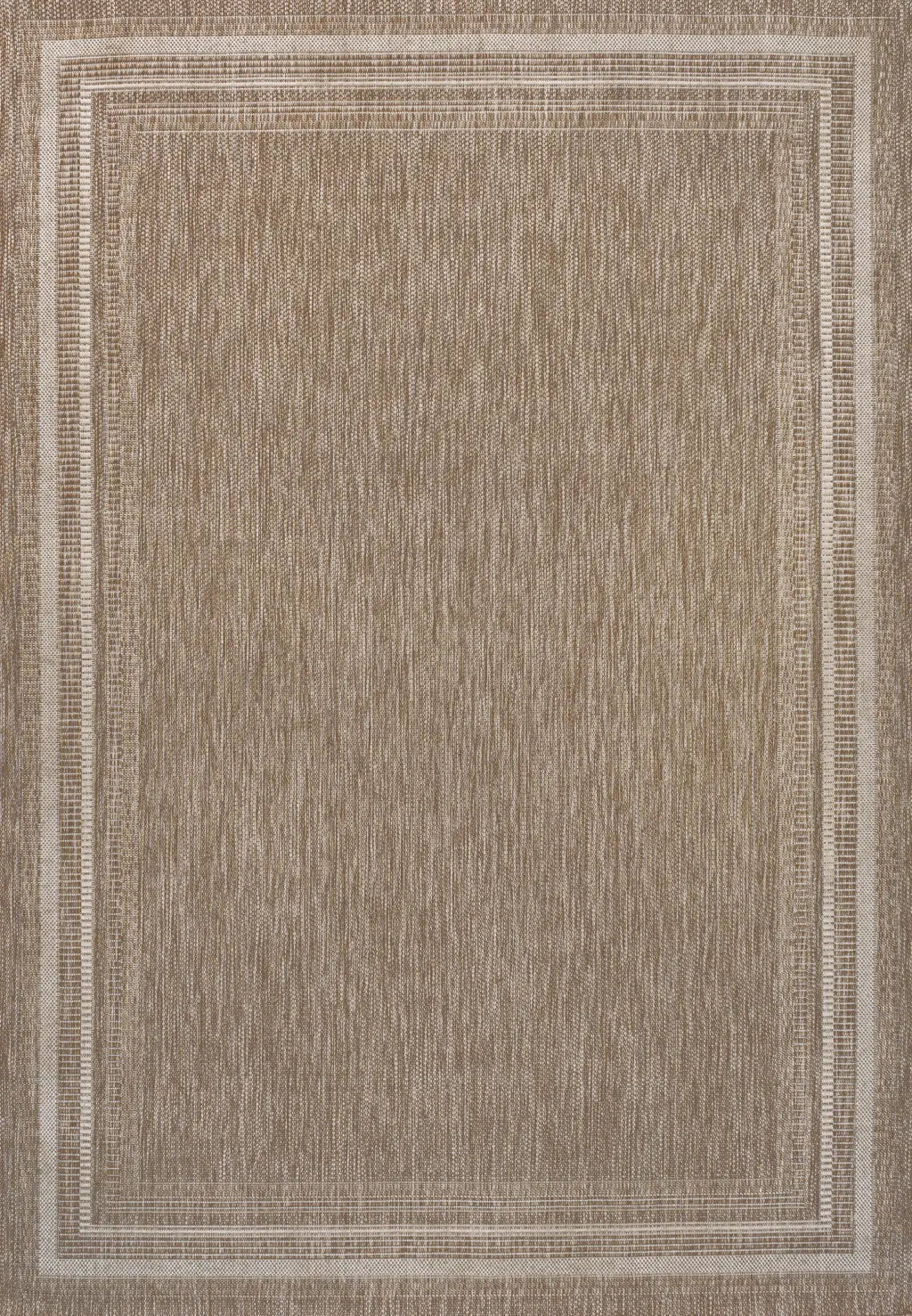 8' X 10' Beige And Cream Indoor Outdoor Area Rug Homeroots Outdoor