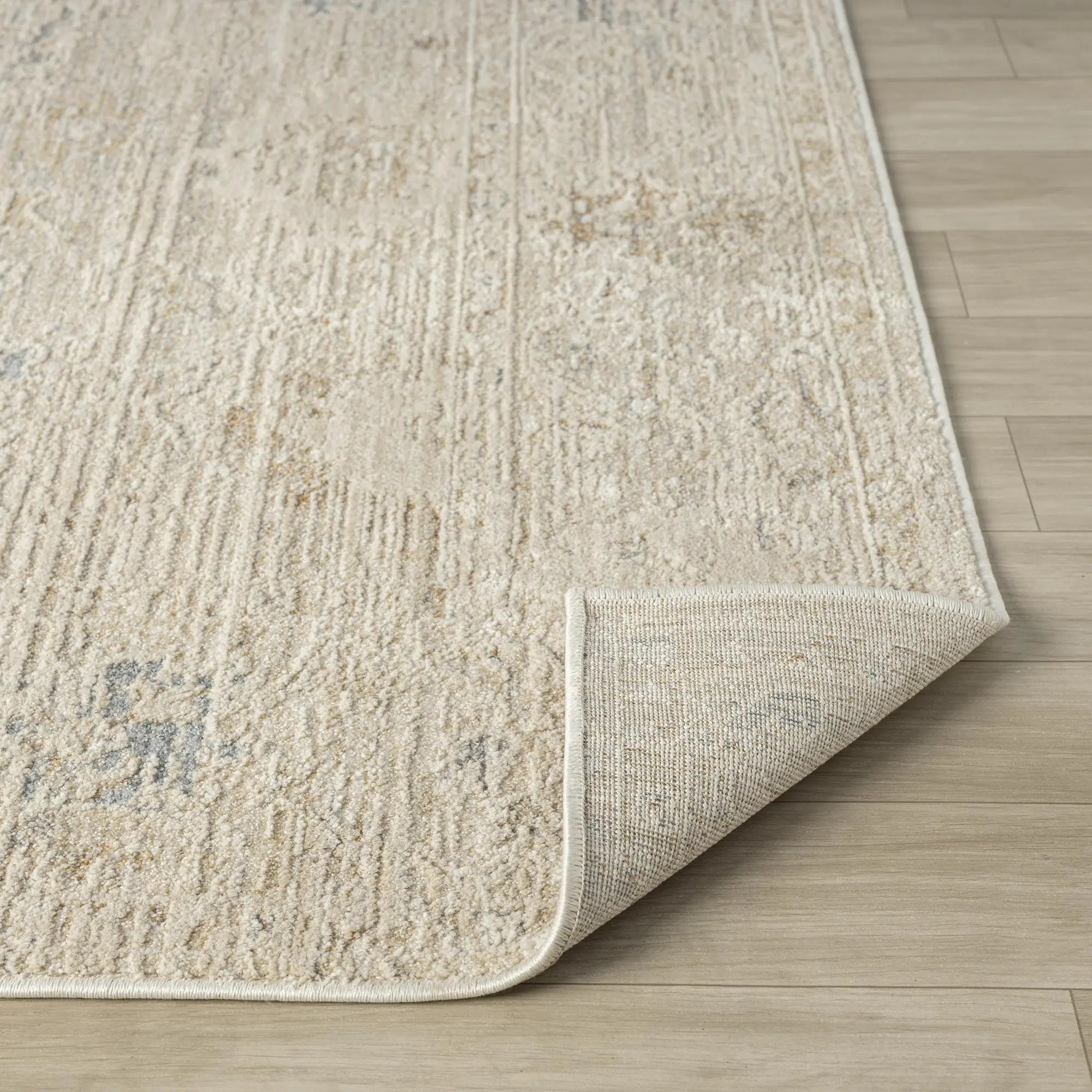 8' X 10' Beige And Ivory Abstract Area Rug Homeroots Home Decor