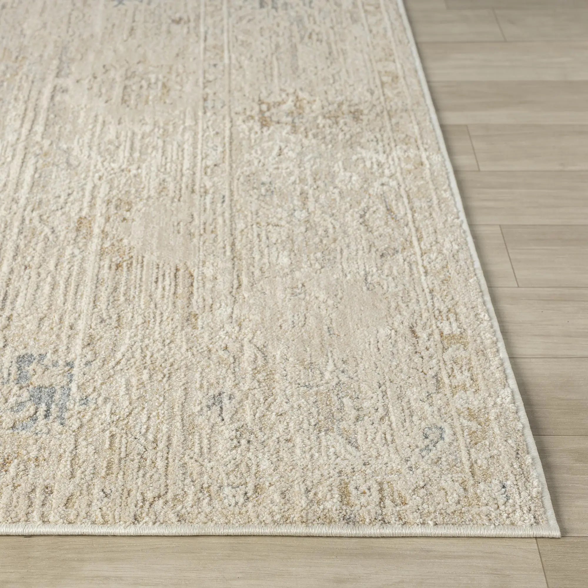 8' X 10' Beige And Ivory Abstract Area Rug Homeroots Home Decor