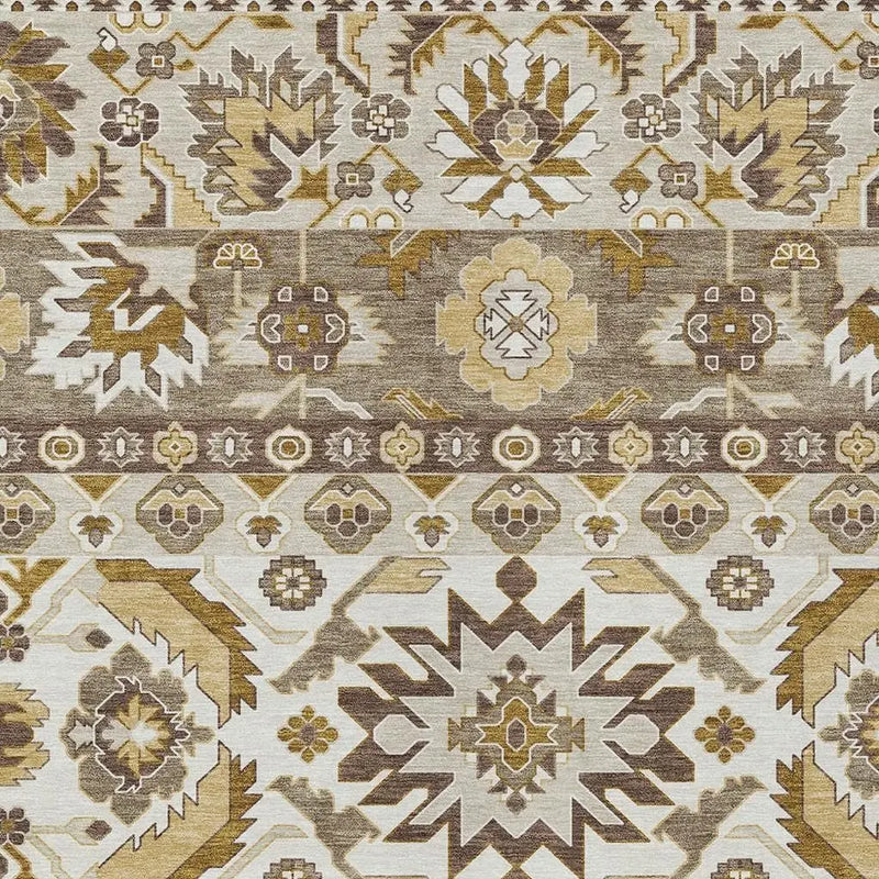 8' X 10' Beige And Ivory Cactus Washable Indoor Outdoor Area Rug Homeroots Outdoor