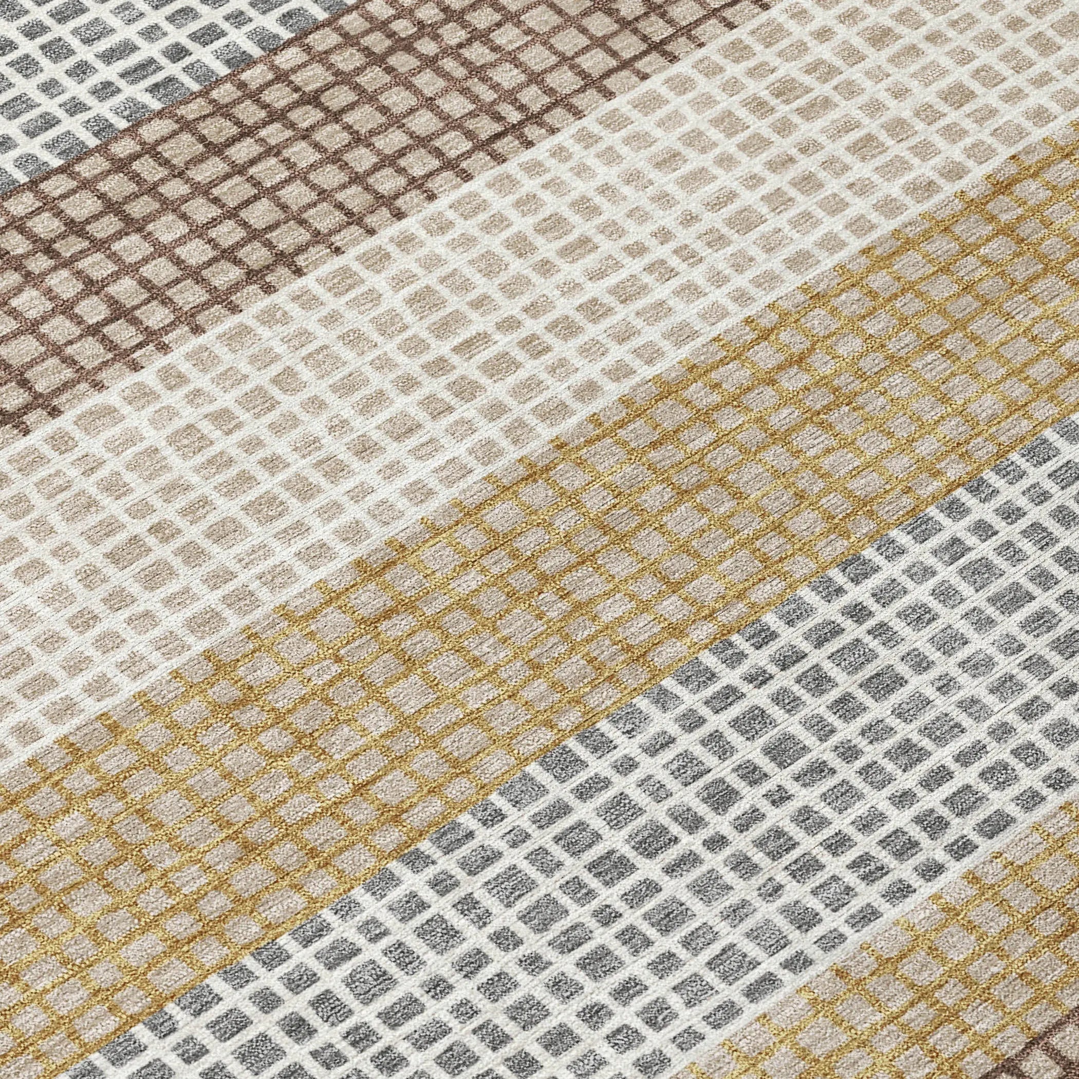 8' X 10' Beige And Ivory Striped Washable Indoor Outdoor Area Rug Homeroots Outdoor