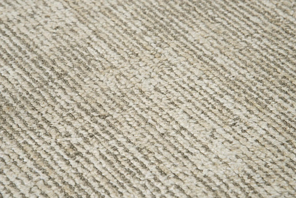 8' X 10' Beige And Ivory Wool Hand Loomed Area Rug Homeroots Home Decor