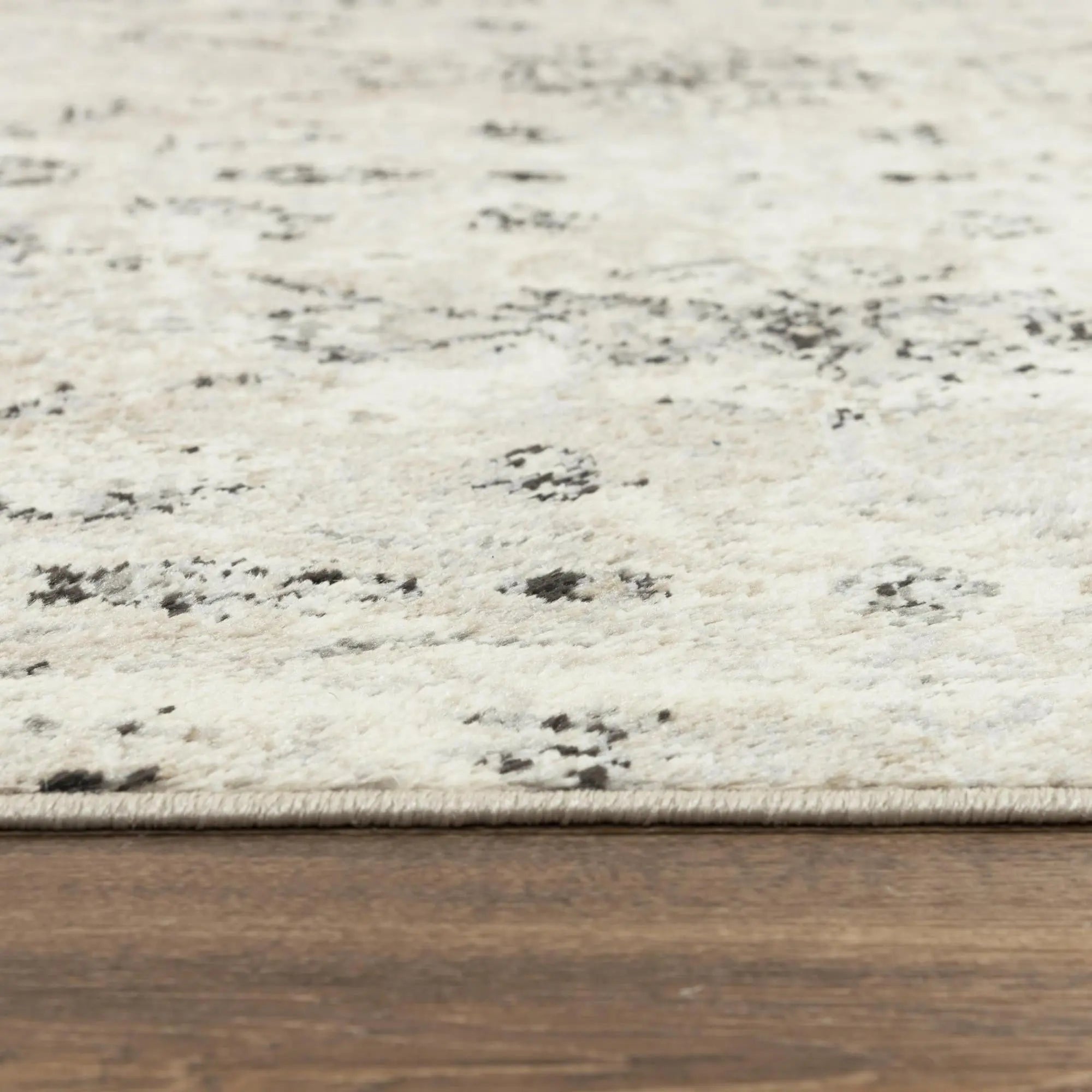 8' X 10' Beige Black And Ivory Oriental Area Rug Homeroots Home Decor