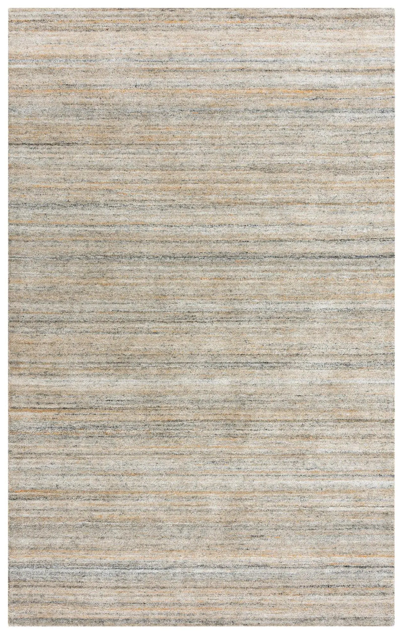 8' X 10' Beige Brown Black Ivory And Light Gray Striped Hand Tufted Area Rug Homeroots Home Decor