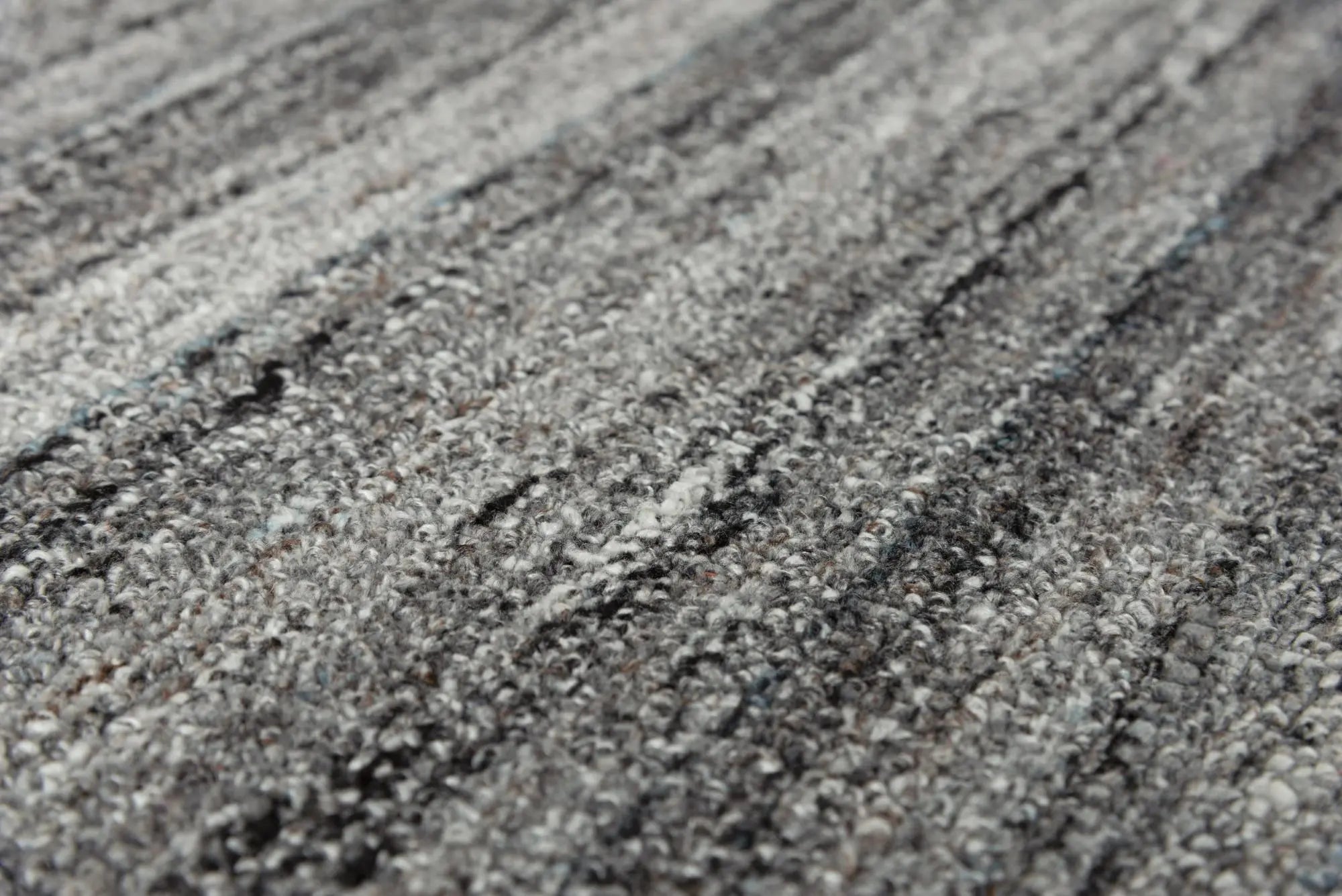 8' X 10' Beige Gray And Charcoal Striped Hand Tufted Area Rug Homeroots Home Decor