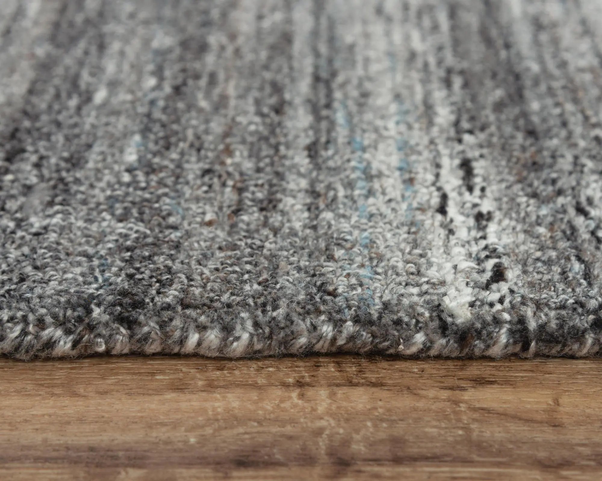 8' X 10' Beige Gray And Charcoal Striped Hand Tufted Area Rug Homeroots Home Decor