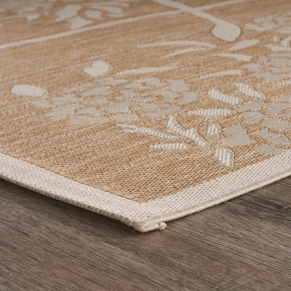 8' X 10' Beige Indoor Outdoor Area Rug Homeroots Outdoor