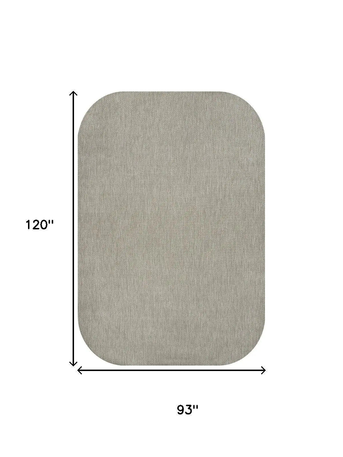 8' X 10' Beige Indoor Outdoor Area Rug Homeroots Outdoor