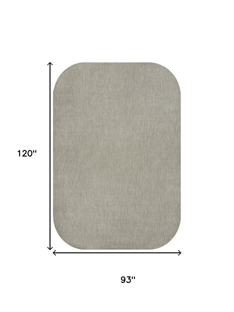 8' X 10' Beige Indoor Outdoor Area Rug Homeroots Outdoor