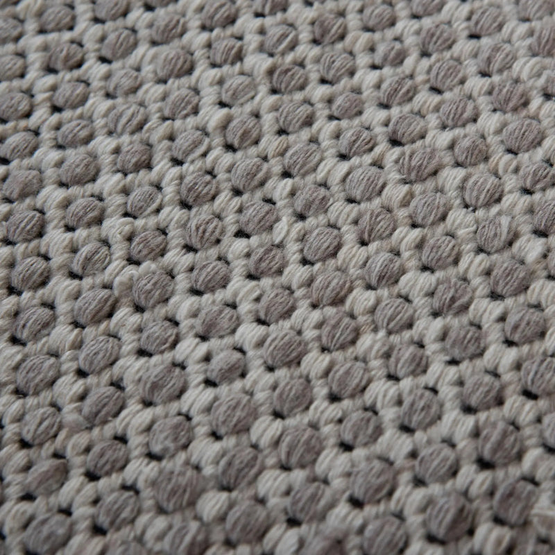 8' X 10' Beige Ivory And Black Geometric Hand Woven Area Rug With UV Protection Homeroots Home Decor