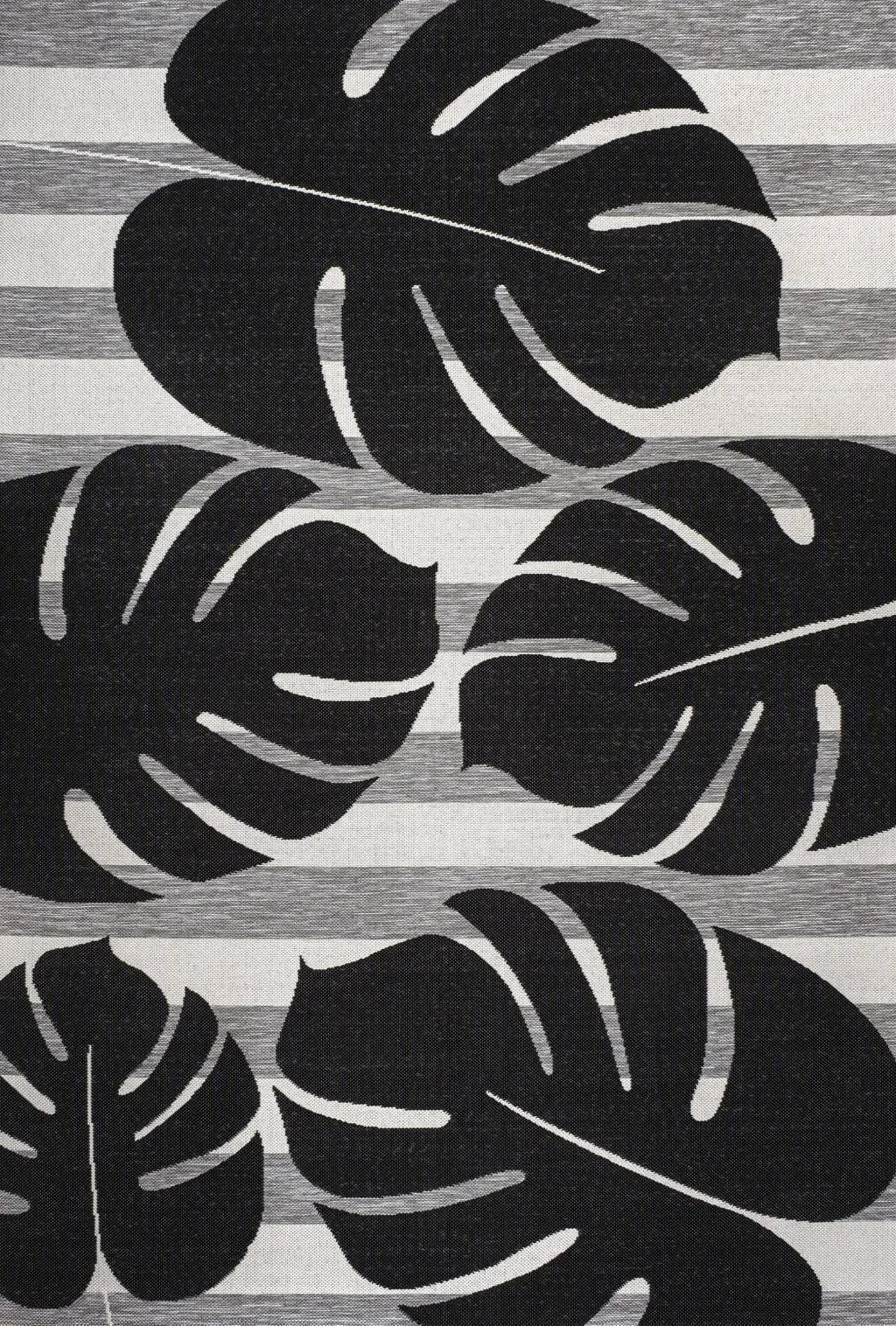 8' X 10' Black And Gray Floral Indoor Outdoor Area Rug Homeroots Outdoor