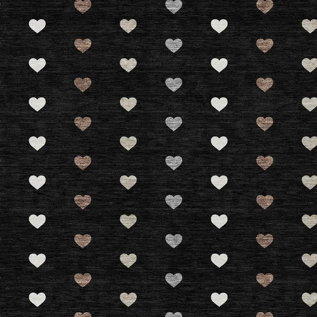 8' X 10' Black And Ivory Geometric Washable Indoor Outdoor Area Rug Homeroots Outdoor