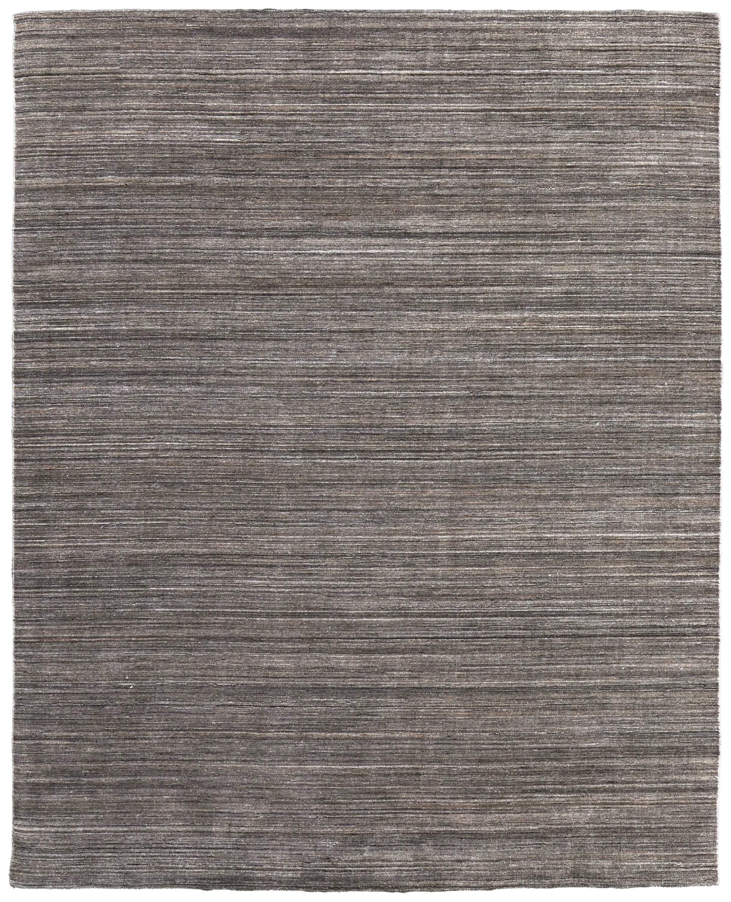 8' X 10' Black Gray And Brown Hand Woven Distressed Area Rug Homeroots Outdoor