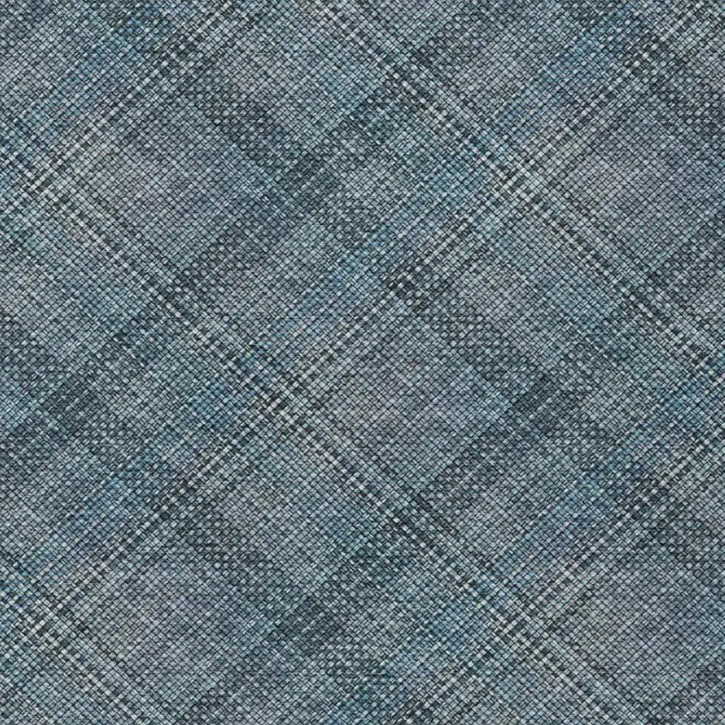 8' X 10' Blue And Graphite Plaid Washable Indoor Outdoor Area Rug Homeroots Outdoor