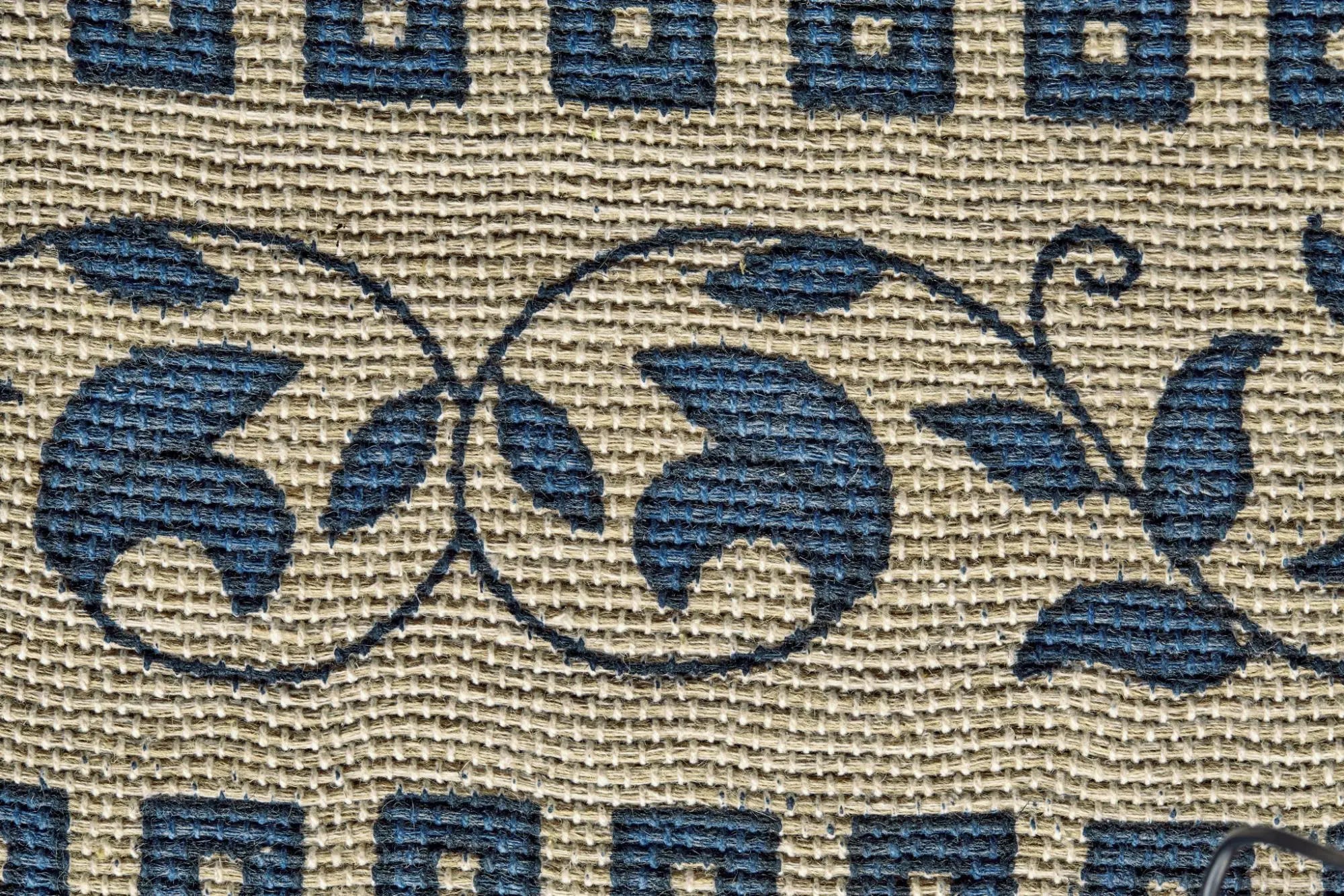 8' X 10' Blue And Ivory Oriental Hand Woven Area Rug Homeroots Home Decor