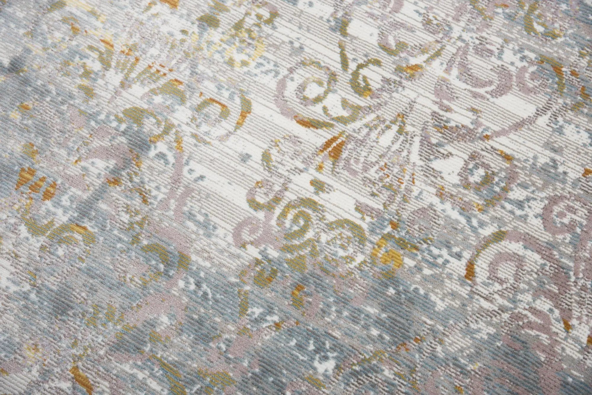 8' X 10' Blue Gray And Cream Oriental Area Rug Homeroots Home Decor