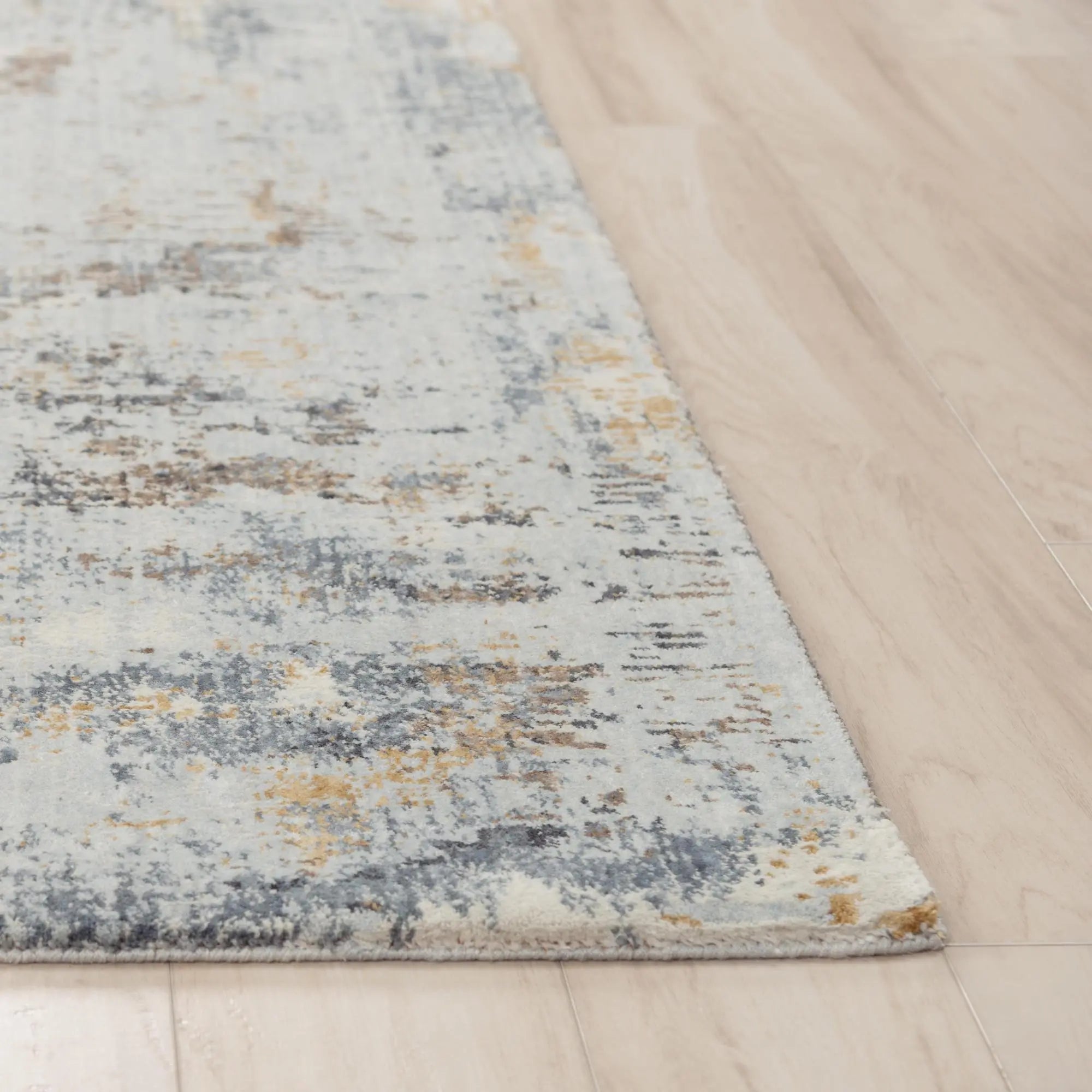 8' X 10' Blue Gray And Ivory Abstract Hand Carved Handmade Area Rug Homeroots Home Decor