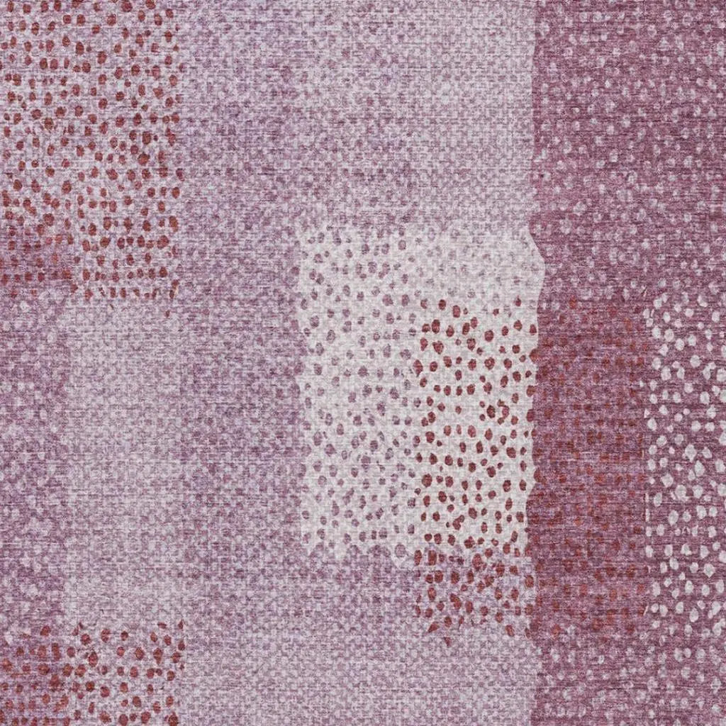8' X 10' Blush And Pink Abstract Washable Indoor Outdoor Area Rug Homeroots Outdoor