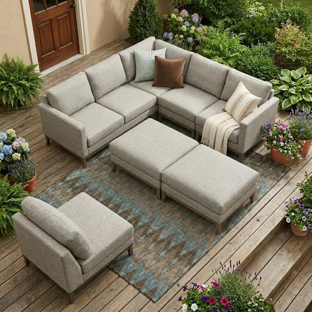 8' X 10' Brown And Chocolate Geometric Washable Indoor Outdoor Area Rug Homeroots Outdoor