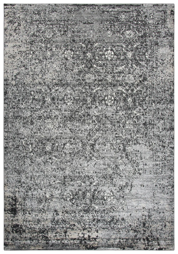 8' X 10' Brown Ivory Black And Light Gray Oriental Area Rug Homeroots Home Decor