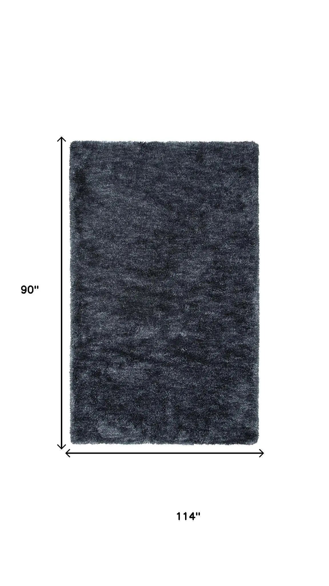 8' X 10' Charcoal And Gray Hand Tufted Area Rug Homeroots Home Decor