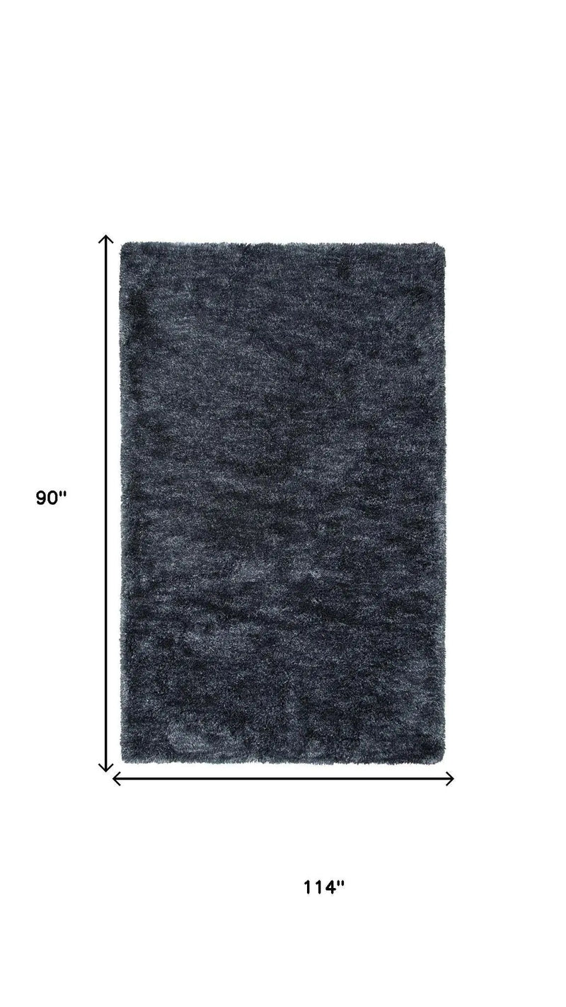 8' X 10' Charcoal And Gray Hand Tufted Area Rug Homeroots Home Decor