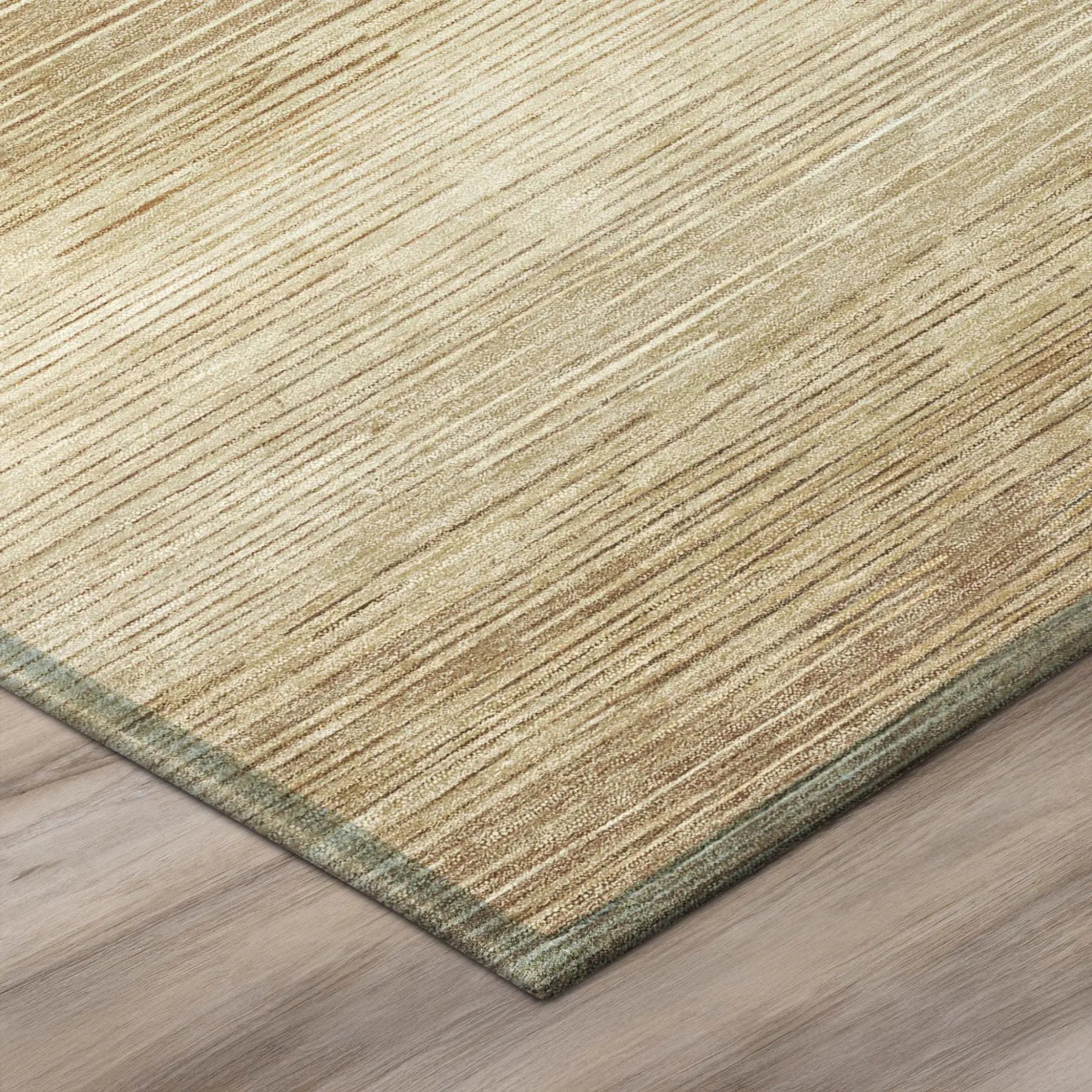 8' X 10' Copper And Orange Striped Washable Indoor Outdoor Area Rug Homeroots Outdoor