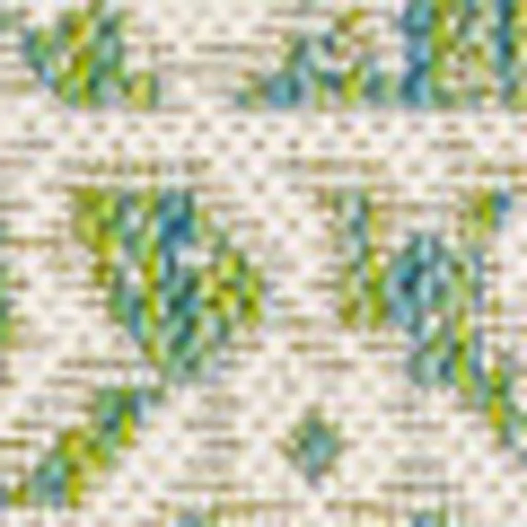 8' X 10' Cream And Green Medallion Indoor Outdoor Area Rug Homeroots Outdoor