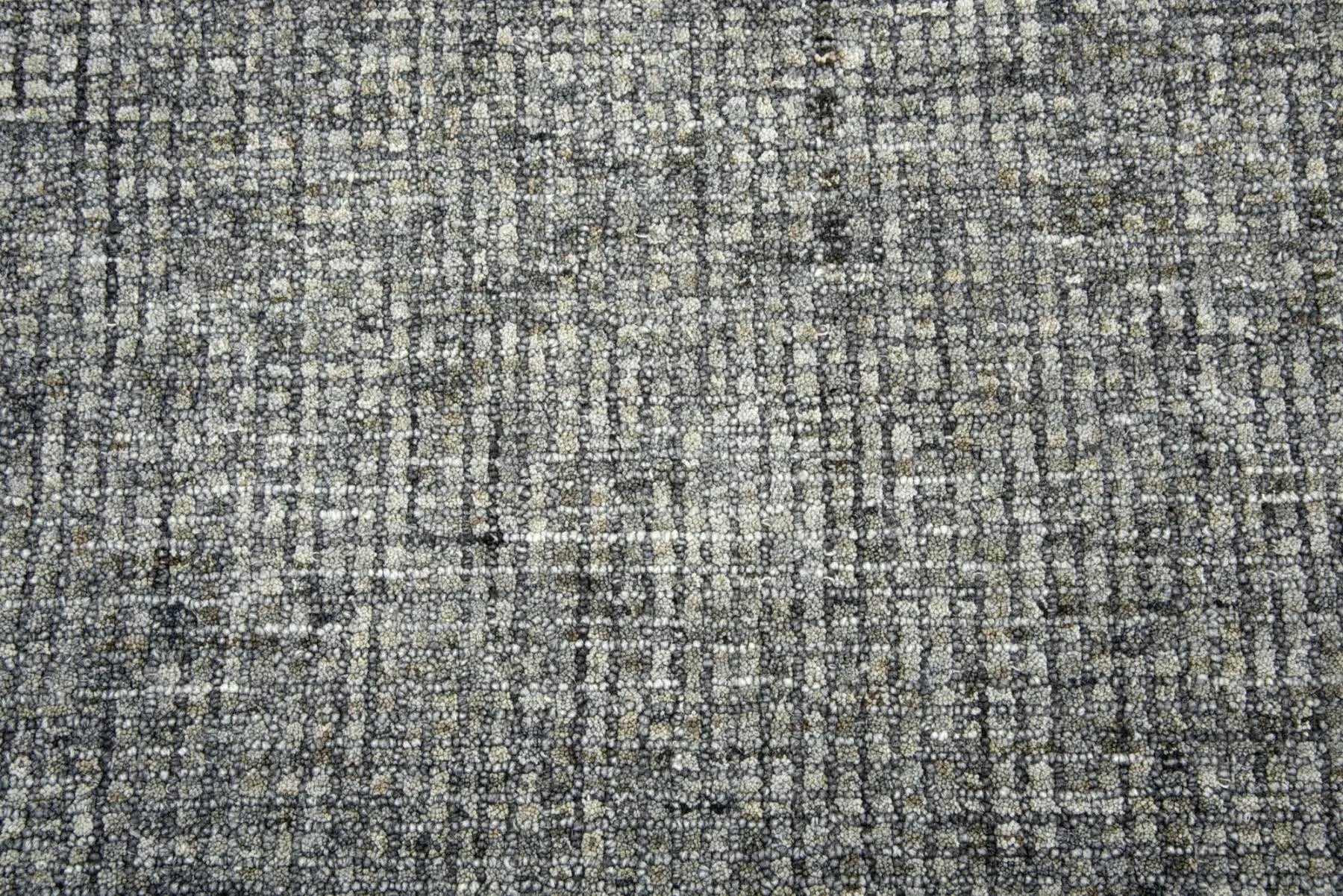 8' X 10' Dark Gray And Beige Wool Hand Tufted Area Rug Homeroots Home Decor