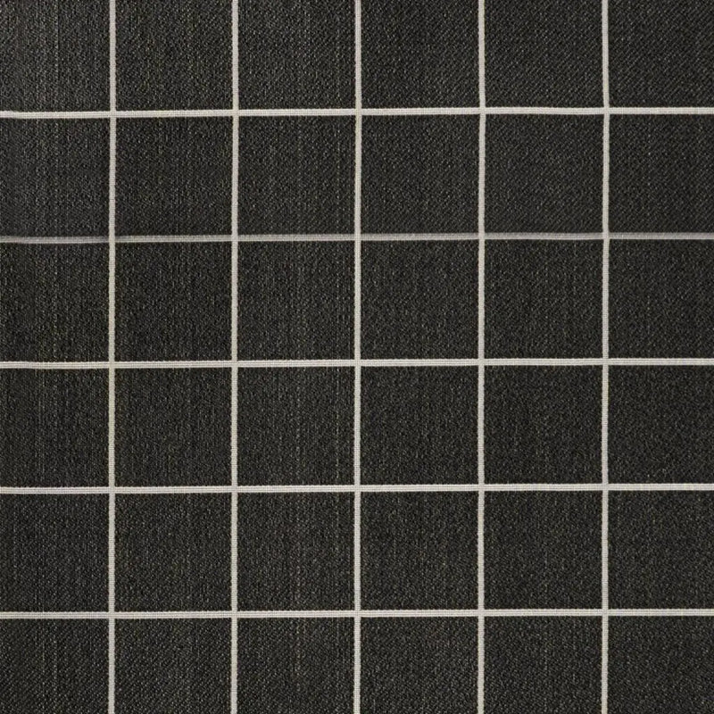 8' X 10' Dark Gray And Cream Plaid Indoor Outdoor Area Rug Homeroots Outdoor