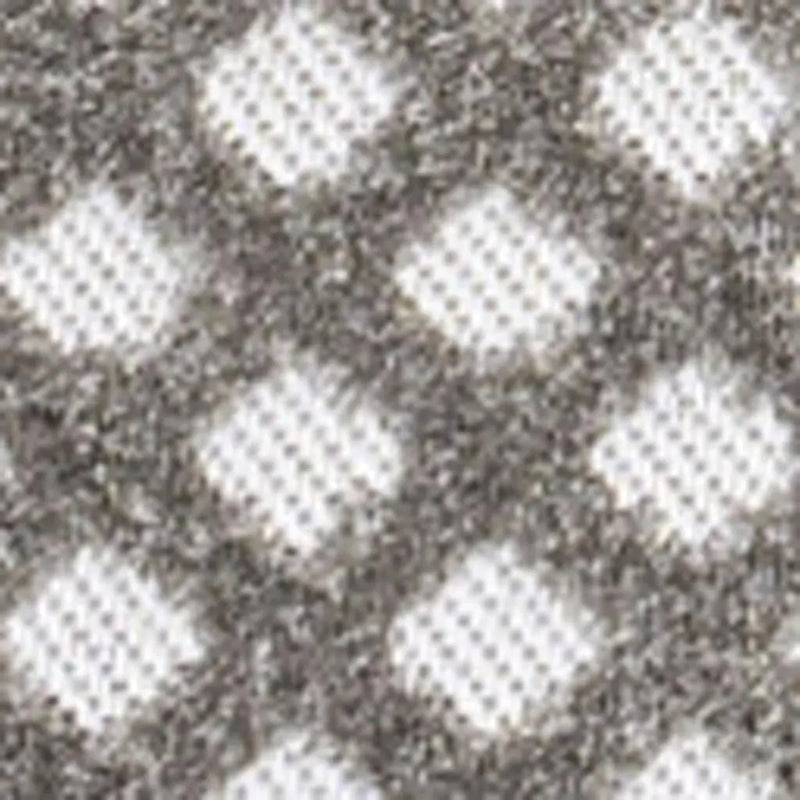 8' X 10' Dark Gray And Ivory Trellis Indoor Outdoor Area Rug - GreatEagleInc