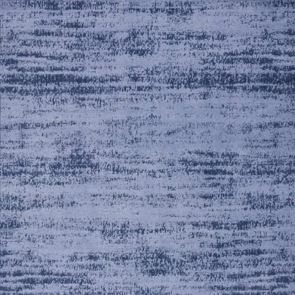 8' X 10' Denim Blue And Navy Blue Abstract Indoor Outdoor Area Rug Homeroots Outdoor