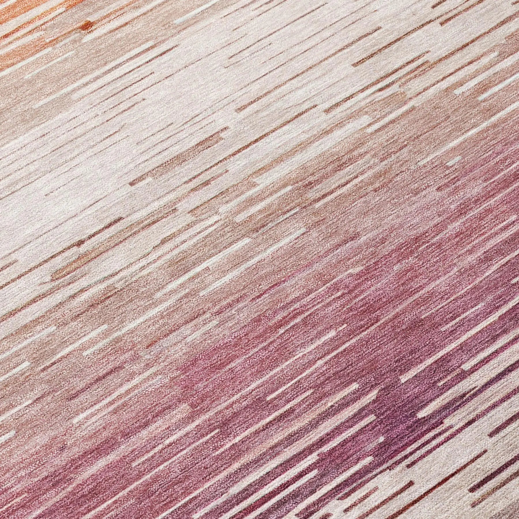 8' X 10' Eggplant And Purple Striped Washable Indoor Outdoor Area Rug Homeroots Outdoor