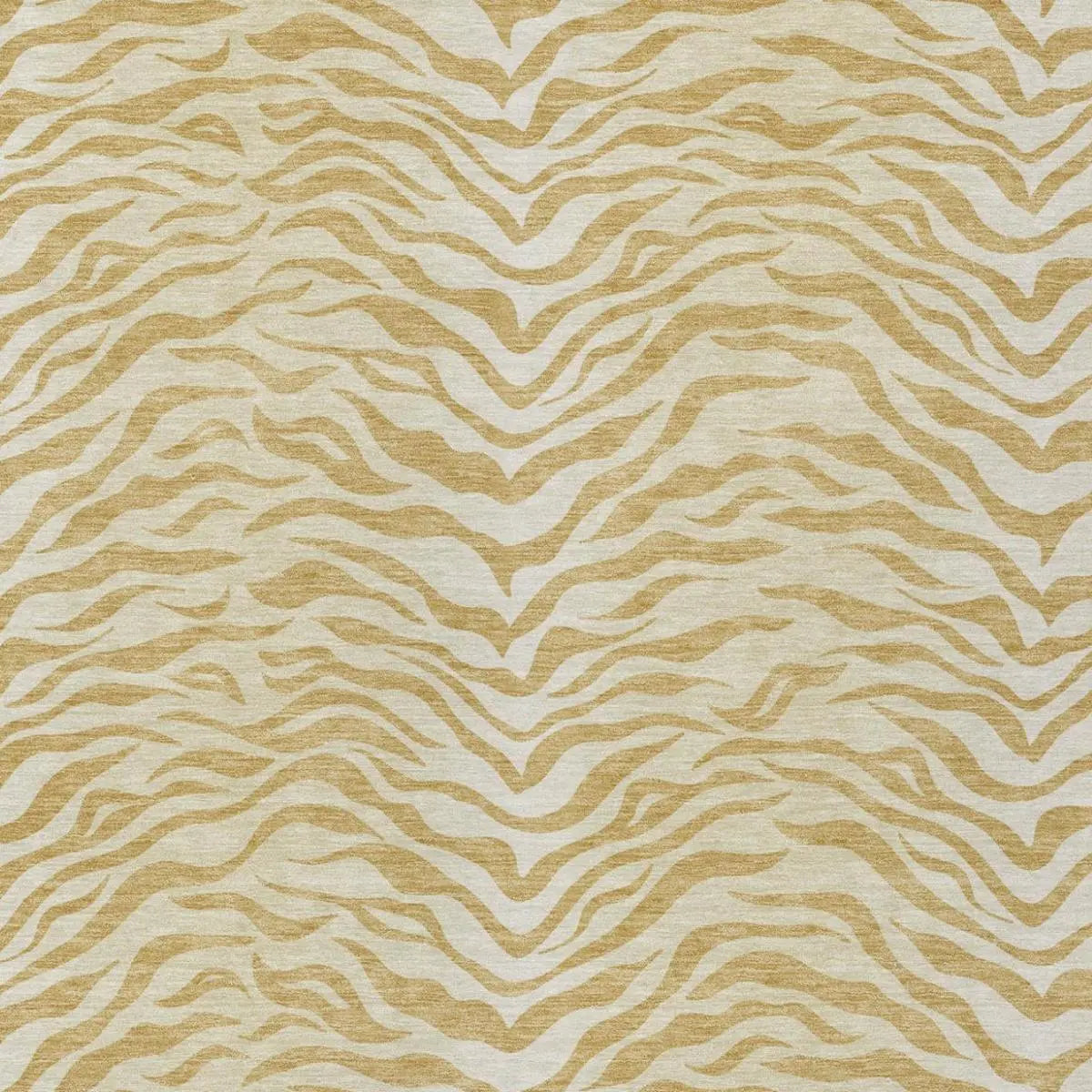 8' X 10' Gold And Wheat Animal Print Washable Indoor Outdoor Area Rug Homeroots Outdoor