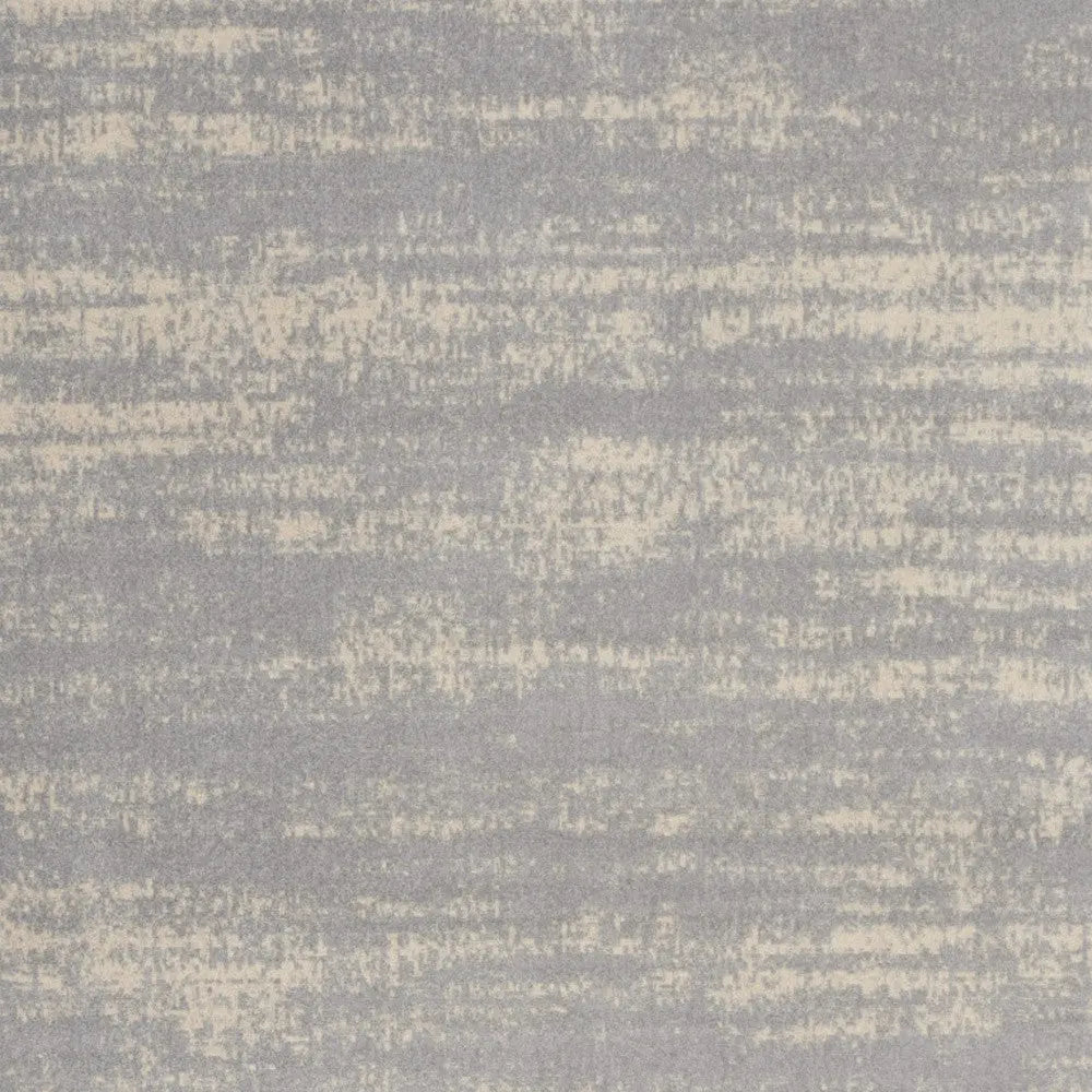 8' X 10' Gray And Beige Abstract Indoor Outdoor Area Rug Homeroots Outdoor