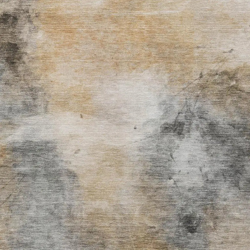 8' X 10' Gray And Beige Abstract Washable Indoor Outdoor Area Rug Homeroots Outdoor