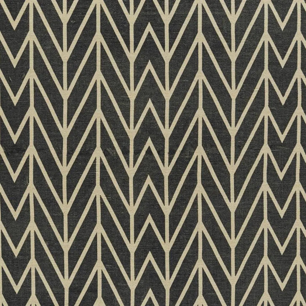 8' X 10' Gray And Black Chevron Hand Woven Area Rug Homeroots Home Decor