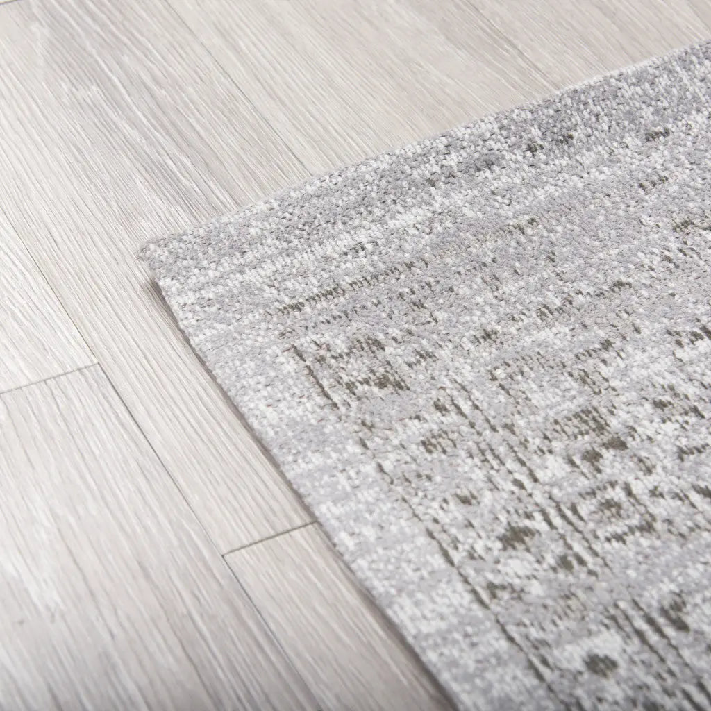 8' X 10' Gray And Cream Abstract Hand Woven Area Rug Homeroots Home Decor