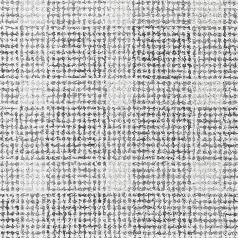 8' X 10' Gray And Dark Gray Wool Checkered Hand Tufted Area Rug Homeroots Home Decor