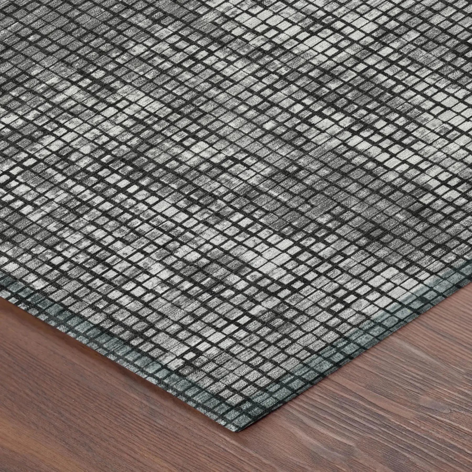 8' X 10' Gray And Graphite Abstract Washable Indoor Outdoor Area Rug Homeroots Outdoor