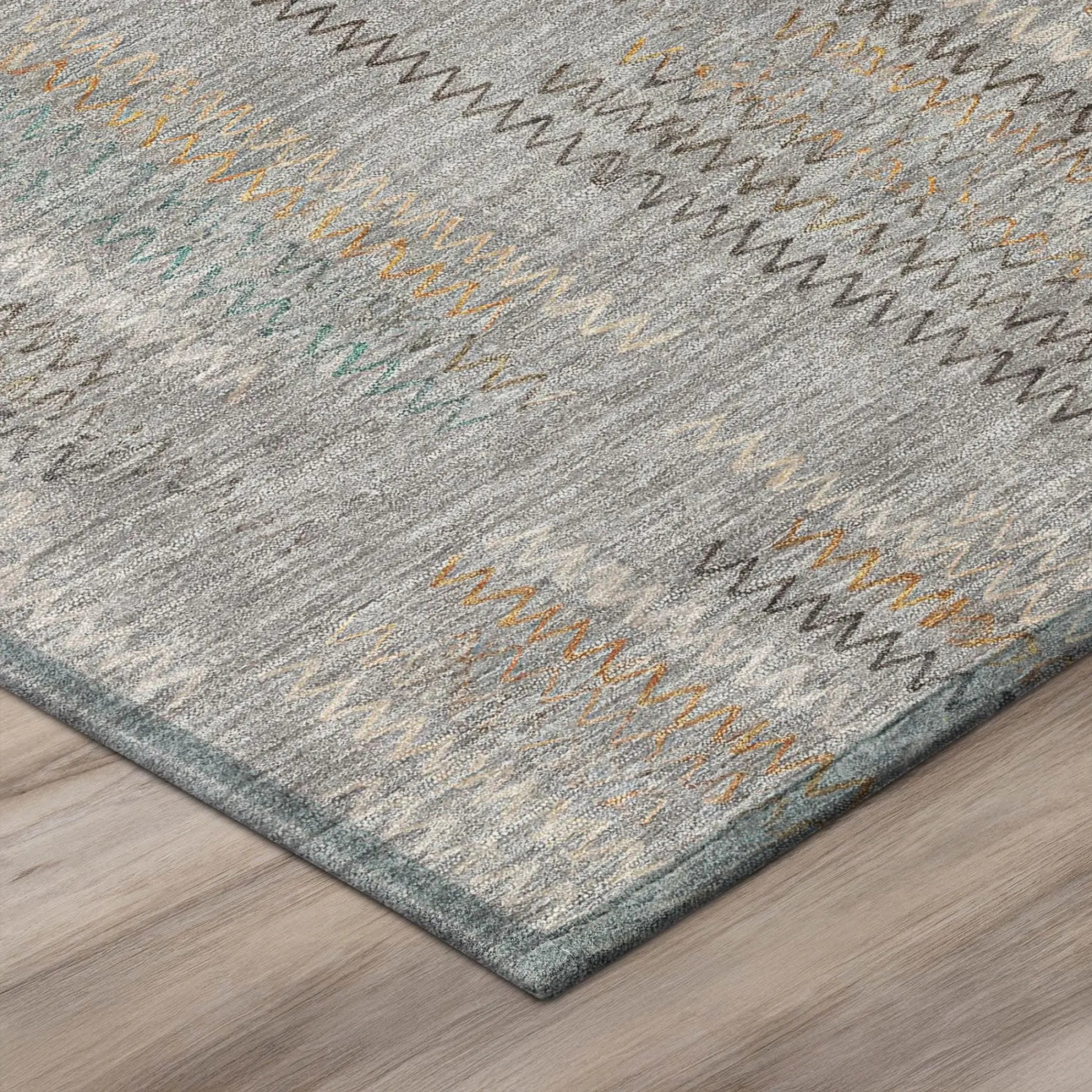 8' X 10' Gray And Silver Abstract Washable Indoor Outdoor Area Rug Homeroots Outdoor