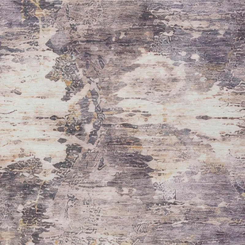 8' X 10' Gray And Tan Abstract Washable Indoor Outdoor Area Rug Homeroots Outdoor
