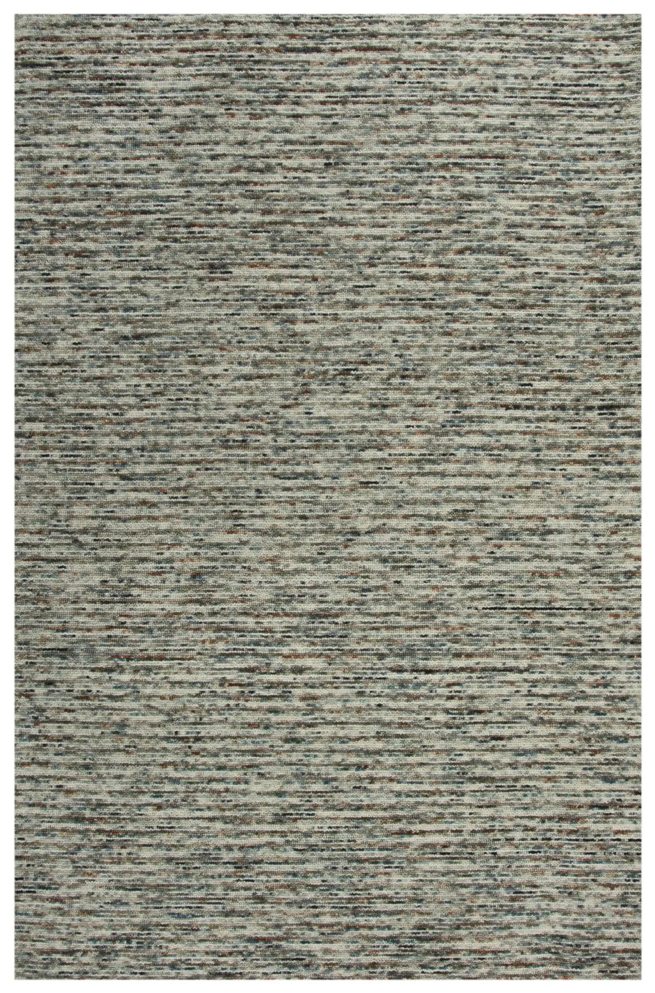 8' X 10' Gray Blue And Brown Wool Hand Tufted Area Rug Homeroots Home Decor