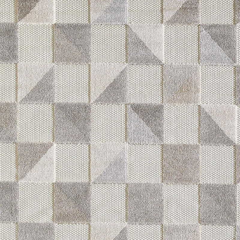 8' X 10' Gray Geometric Stain Resistant Indoor Outdoor Area Rug Homeroots Outdoor