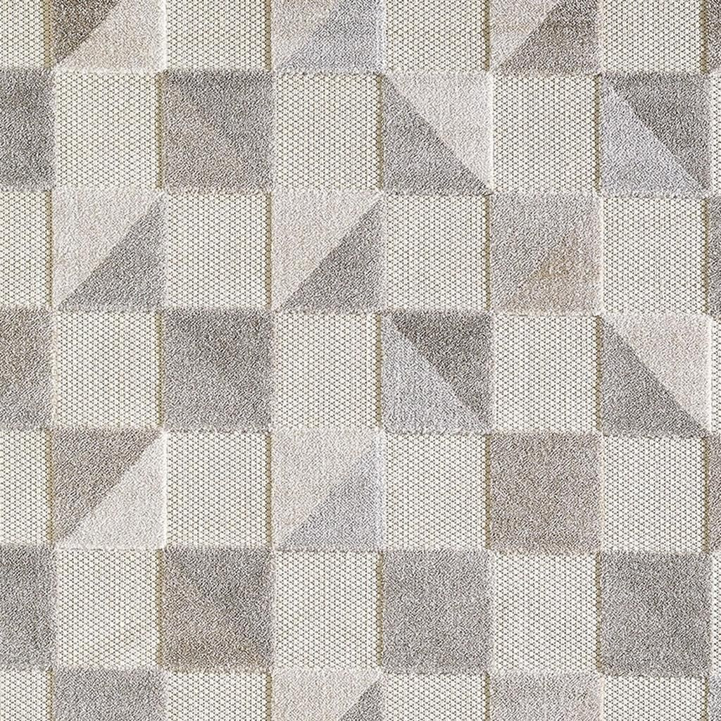 8' X 10' Gray Geometric Stain Resistant Indoor Outdoor Area Rug Homeroots Outdoor