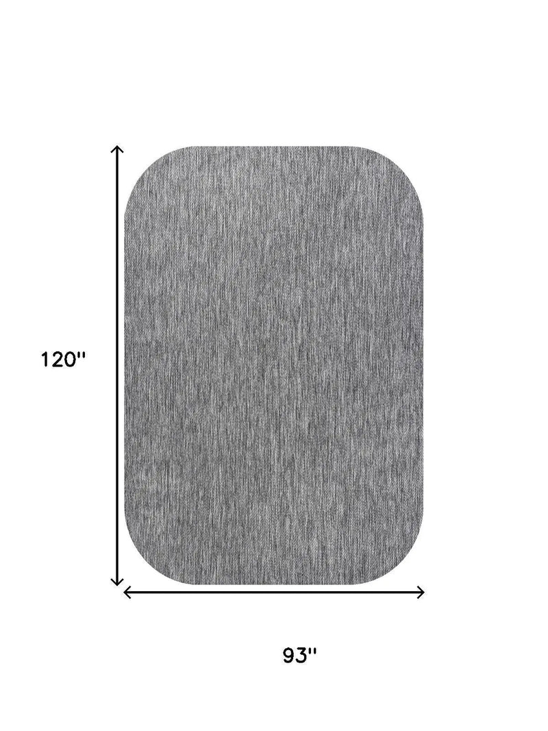 8' X 10' Gray Indoor Outdoor Area Rug Homeroots Outdoor